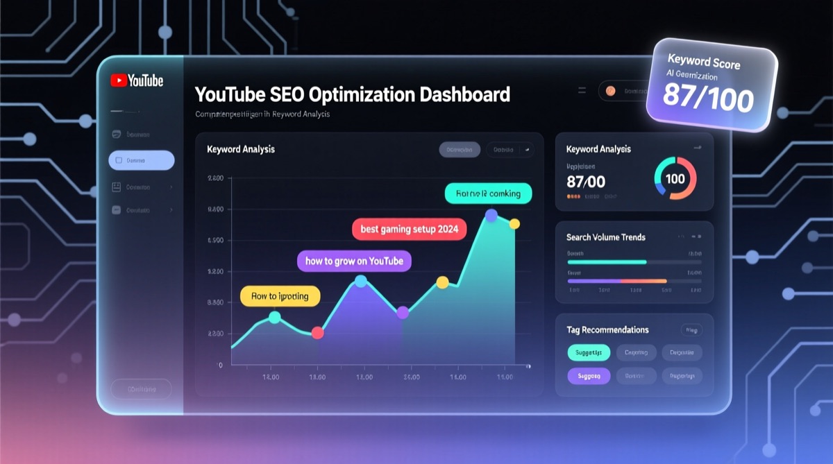 Optimisation SEO YouTube avec analyse de mots-clés