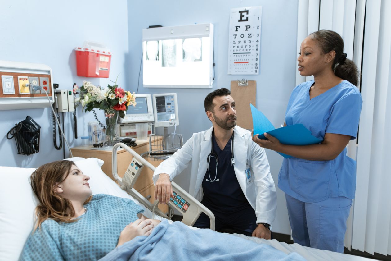 Consultation médicale à l'hôpital